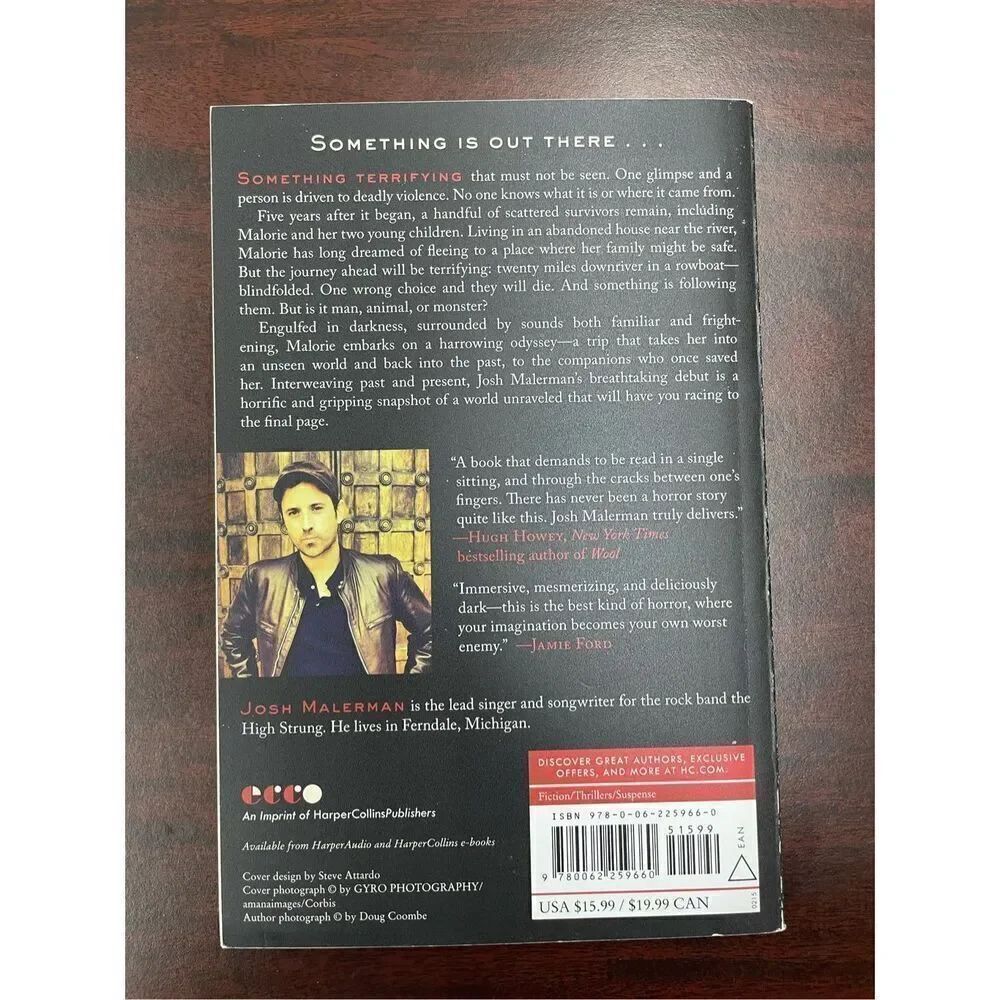 Bird Box Paperback Book - Picture 2 of 2